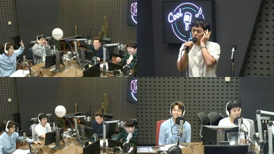 KBS 쿨FM ‘윤정수 남창희의 미스터 라디오’ 방송화면. /사진제공=KBS