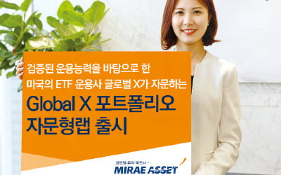 미래에셋대우 '글로벌 X 포트폴리오 자문형랩', 美 글로벌X와 협업해 'ETF 포트폴리오' 제공