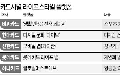 밀레니얼 겨냥 '소비플랫폼' 만드는 카드사들