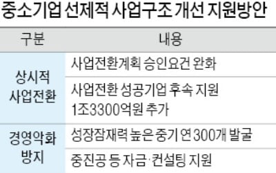 경영악화 中企 업종전환 문턱 낮춘다