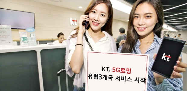 KT, 유럽 3개국서 5G 로밍 서비스  