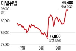 매일유업 '다각화 성공' 신고가…이미지 타격 못 벗은 남양 '뚝뚝'