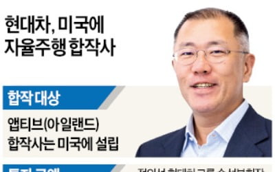 정의선 현대차그룹 수석부회장 '자율주행車 승부수' 던졌다