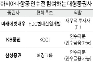 [마켓인사이트] 아시아나항공 인수戰, 초대형 IB '삼국지'