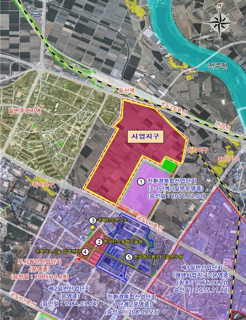 전주 팔복·여의동 일대 65만㎡ 탄소소재 국가산단으로 조성