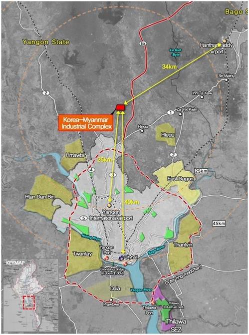 미얀마 양곤에 여의도 크기 '한국형 산업단지' 첫 삽