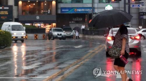 대전 충남 세종 태풍 영향 곳곳 비…바람도 강해져