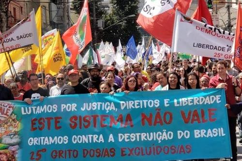 브라질 주요 도시에서 反정부 시위 속 독립 197주년 기념행사