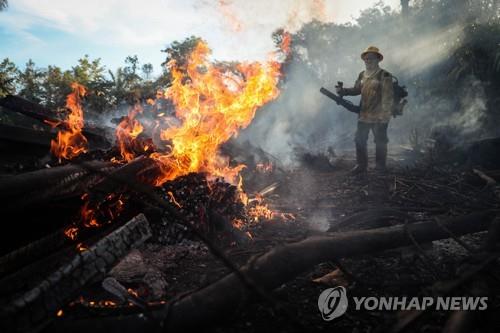 유럽우주국 "아마존 산불 이후 일산화탄소 등 대기오염도 급증"