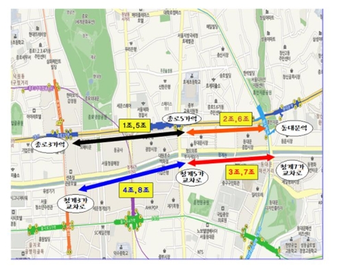 서울 동대문시장 일대 오토바이 불법 주·정차 집중단속