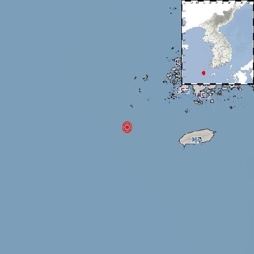 기상청 "전남 흑산도 남서쪽 해역서 규모 2.6 지진"