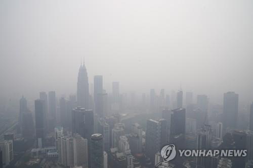 인니 산불 연기, 필리핀 세부까지 퍼져…대기질 악화