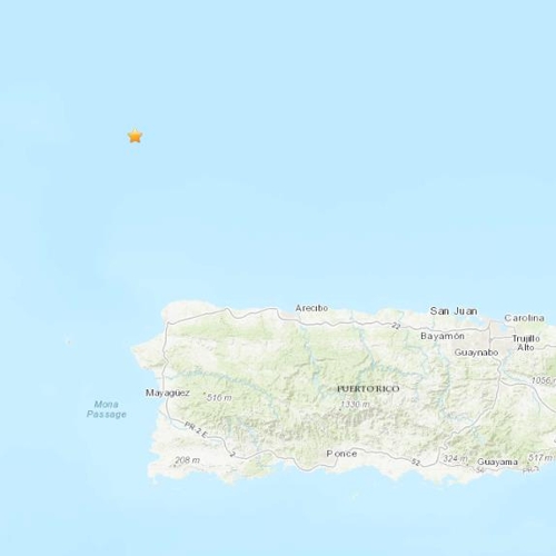 푸에르토리코 인근 해저서 규모 6.0 지진…쓰나미 경보 없어