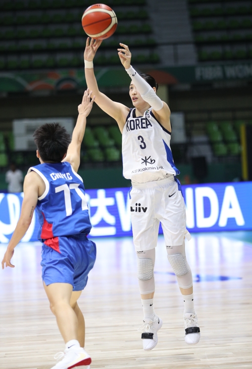 한국 여자농구, 아시아컵 첫 경기서 대만에 48-44 승리