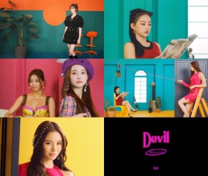 씨엘씨(CLC), &#39;Devil&#39; MV 티저 공개…장난기 가득한 러블리걸