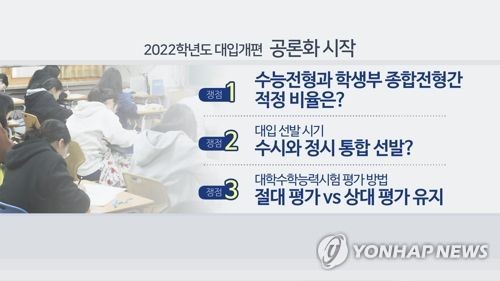 文대통령 대입제도 개편 언급…정시 확대·수능 개편 등 가능성(종합)