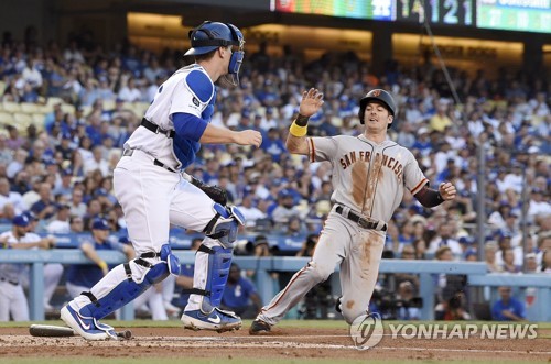 MLB 다저스, 샌프란시스코에 4안타 빈타로 영패