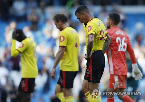 맨시티, 왓퍼드에 8-0 대승…팀 역대 EPL 최다골차 승리