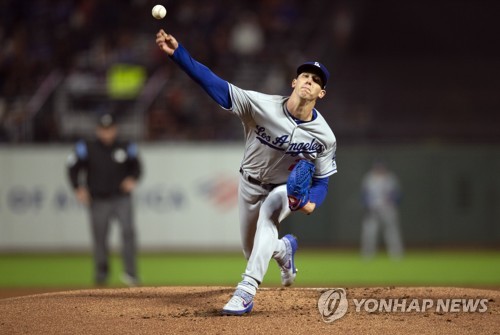 MLB 다저스, 홈런 3방으로 샌프란시스코 완파…뷸러 5이닝 2실점