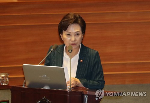 김현미 "분양가상한제 시행령 개정후 시장상황 검토해 시기결정"