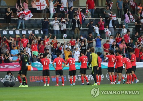 '황의조 멀티골' 벤투호, 조지아와 공방 끝에 2-2 무승부(종합)