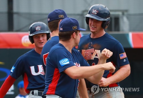 한국 청소년야구, 미국에 역전패…11년만의 우승 꿈 좌절