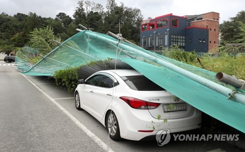 태풍 '링링' 할퀸 강원…1명 부상·농작물 1천36㏊ 피해(종합)