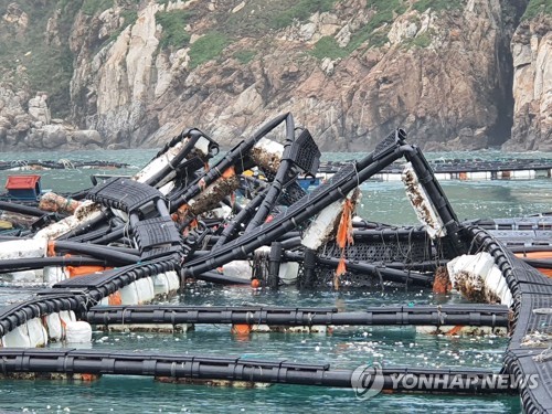 태풍 '링링' 전남지역 피해액 101억원 잠정 집계