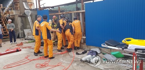 영덕 오징어업체 외국 근로자 질식사고는 인재…안전장비 미착용(종합2보)