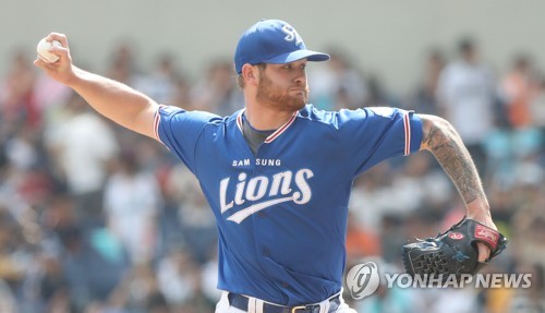 kt에 꾸준히 잘 던진 삼성 라이블리 "기복 줄이겠다"