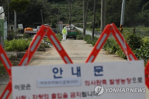 울산 농가 아프리카돼지열병 모두 음성…전염 예방 안간힘