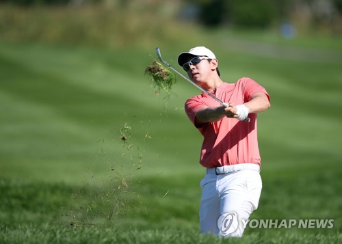 노승열, 만만치 않은 '전역 신고식'…신한동해오픈 1R 4오버파