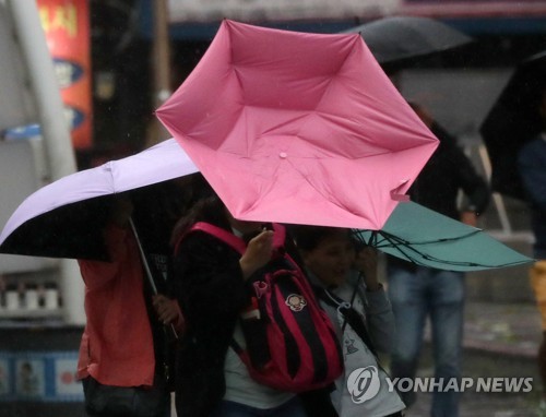 태풍 '타파' 제주 동쪽 바다 통과…밤 10시 부산 최근접