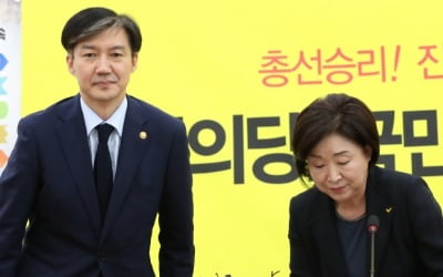 정의당, 민주당과 지지율 동반하락 긴장?…심상정, 조국 데스노트 제외 "국민께 송구"