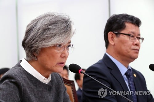 강경화 "방위비 협상대표 확정 아니다…범정부적 검토"