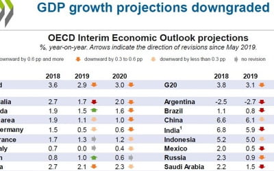 OECD "올해 세계경제 성장률 2.9%…금융위기 이후 최저"