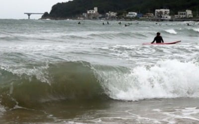 '물폭탄' 안은 태풍 '타파' 내일 15시 제주·22시 부산 최근접