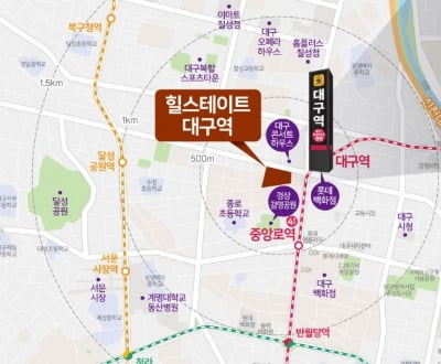 현대건설, '힐스테이트 대구역' 내달 분양 예정