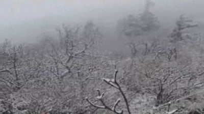 설악산, 첫 눈 관측…"작년 보다 3일 빠르다"