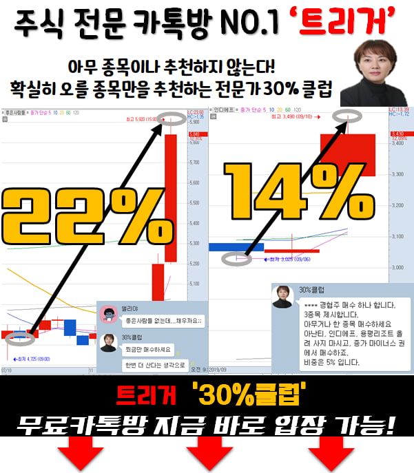 급등 유력 종목 전격 공개!