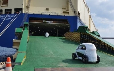 르노삼성, 국내생산 초소형 전기차 '트위지' 첫 수출