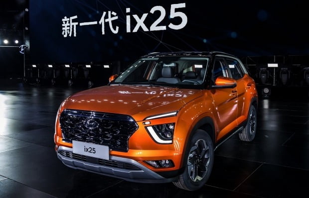 현대자동차 중국 합자법인 베이징현대가 소형 SUV 신형 ix25를 출시했다. 사진=현대자동차