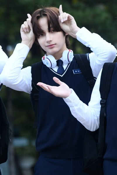 [포토] TXT 휴닝카이, '귀여움 가득~'