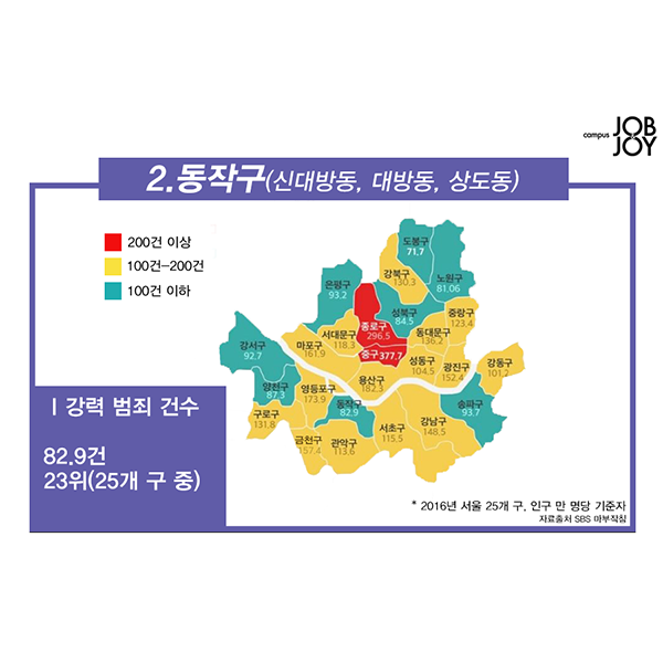 [카드뉴스] 서울 살기좋은 동네 TOP 5 #업데이트버전