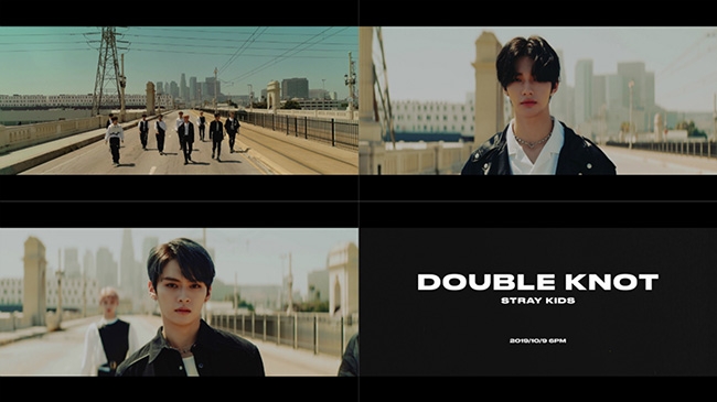 스트레이 키즈, 美 LA 로케 `Double Knot` 뮤직비디오 티저 공개