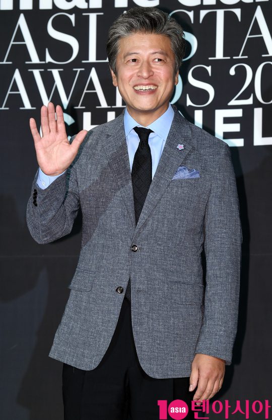 배우 권해효가 5일 오후 부산 해운대구 파라다이스호텔 부산에서 열린 ‘제 7회 아시아 스타 어워즈’ 행사에 참석하고 있다.