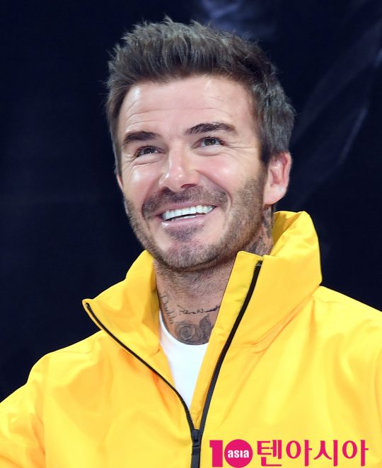영국 전 축구스타 데이비드 베컴(David Beckham)이 9일 오전 서울 영등포동 타임스퀘어에서 열린 ‘아디다스 70주년 기념’ 행사에 참석했다.