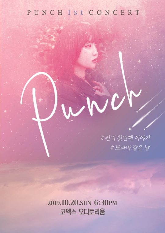 가수 펀치의 전국투어 콘서트 ‘드라마 같은 날’ 포스터./사진제공=냠냠엔터테인먼트