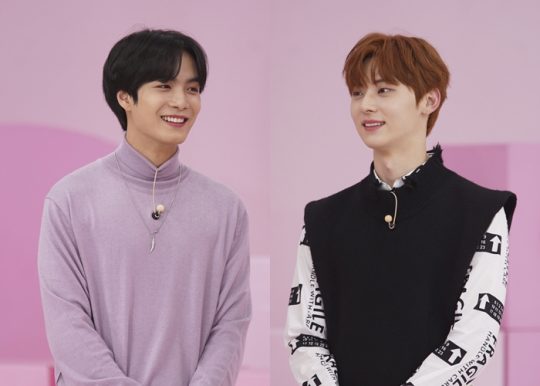 ‘아이돌룸’ 그룹 뉴이스트의 JR(왼쪽), 민현 / 사진제공=JTBC