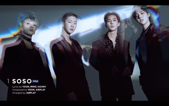 그룹 위너의 세 번째 미니앨범 ‘CROSS’ 카운터 영상. /사진제공=YG엔터테인먼트